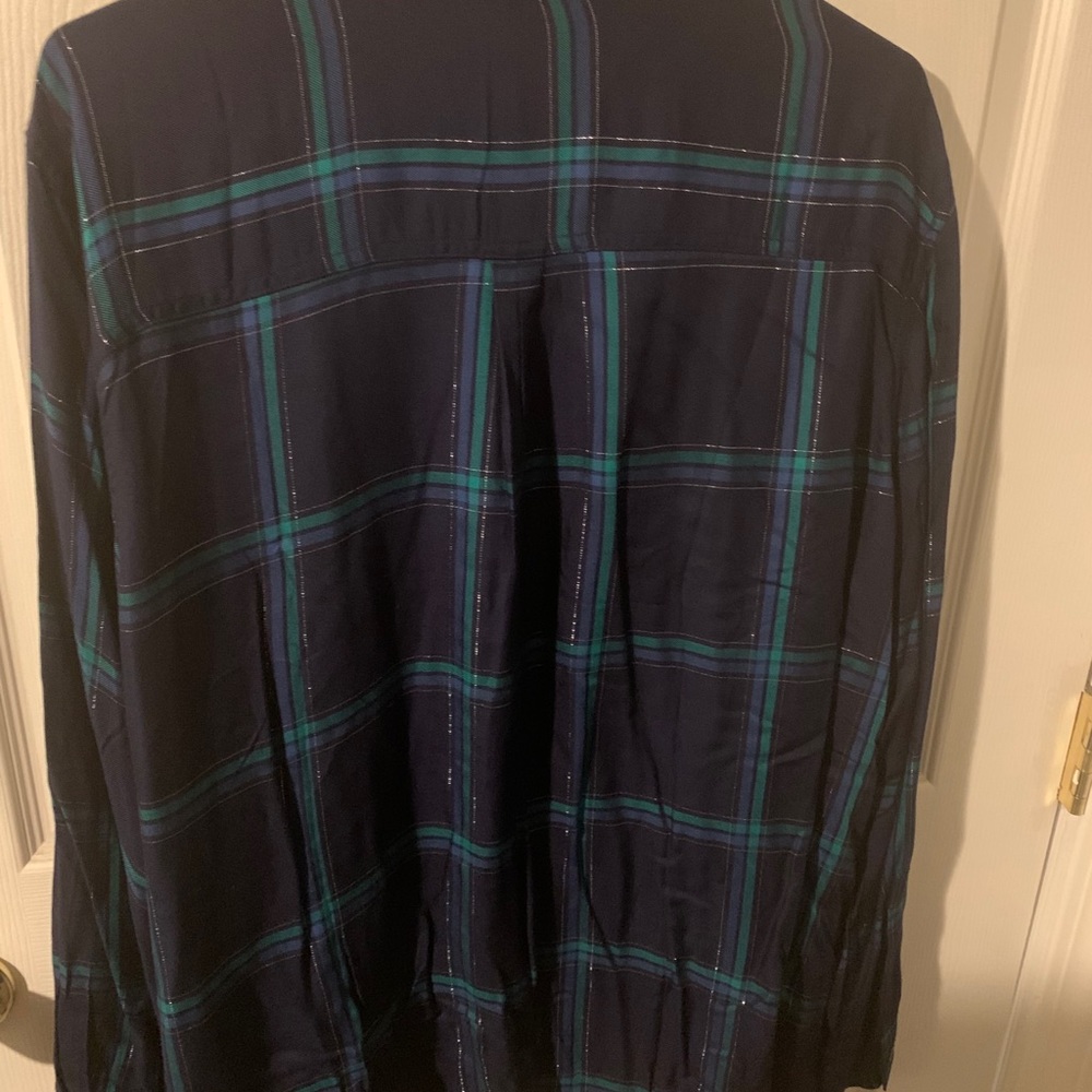 Plaid long sleeve old navy button up